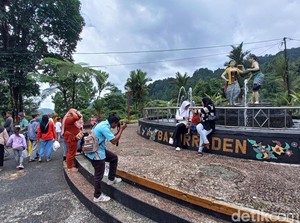 Libur Tahun Baru, Lokawisata Baturraden Diserbu Wisatawan Luar Kota