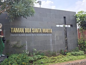 Wisata Rohani di Taman Doa Santa Marta Depok