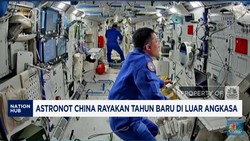 Video: Astronot China Rayakan Tahun Baru di Luar Angkasa