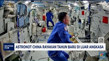 Video: Astronot China Rayakan Tahun Baru di Luar Angkasa