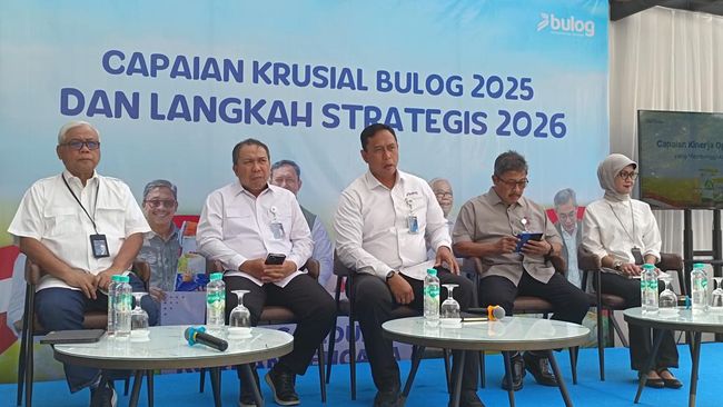 Serapan Beras Bulog Pecah Rekor di 2025, Stok Awal 2026 Tembus Segini