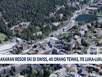 Video: Kebakaran Resor Ski di Swiss, 40 Orang Tewas, 115 Luka-Luka