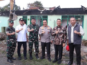 Enam Rumah Dinas TNI Dibangun Ulang Usai Kebakaran di Pekanbaru