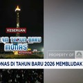 Video: Pengunjung Monas di Tahun Baru 2026 Membludak