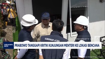 Video: Prabowo Tanggapi Kritik Kunjungan Menteri ke Lokasi Bencana