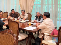Prabowo Rapat Bareng Dasco, Prasetyo, Sugiono & Teddy Jumat Sore-Malam