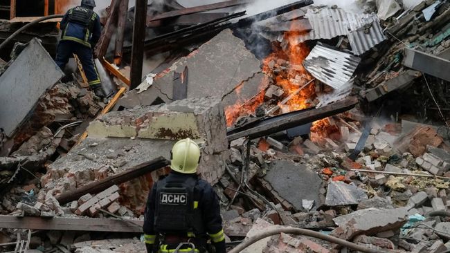 Putin Ngamuk! Apartemen di Ukraina Jadi Korban Terbaru