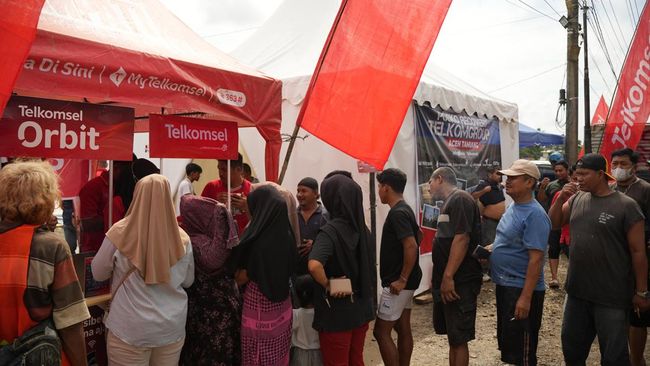 Bersama Danantara, Telkomsel Perkuat Konektivitas Huntara Aceh Tamiang