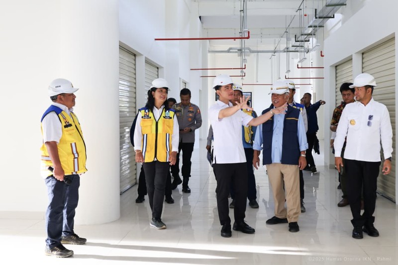 Wakil Presiden Republik Indonesia (Wapres) Gibran Rakabuming, menutup Tahun 2025 dengan melanjutkan kunjungan kerja hari kedua di Ibu Kota Nusantara (IKN), Rabu (31/12/2025). (Humas Otorita IKN)