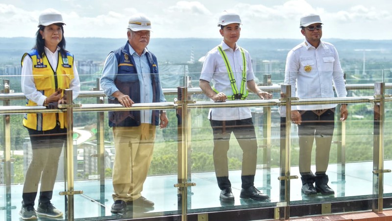 Wakil Presiden Republik Indonesia (Wapres) Gibran Rakabuming, menutup Tahun 2025 dengan melanjutkan kunjungan kerja hari kedua di Ibu Kota Nusantara (IKN), Rabu (31/12/2025). (Humas Otorita IKN)