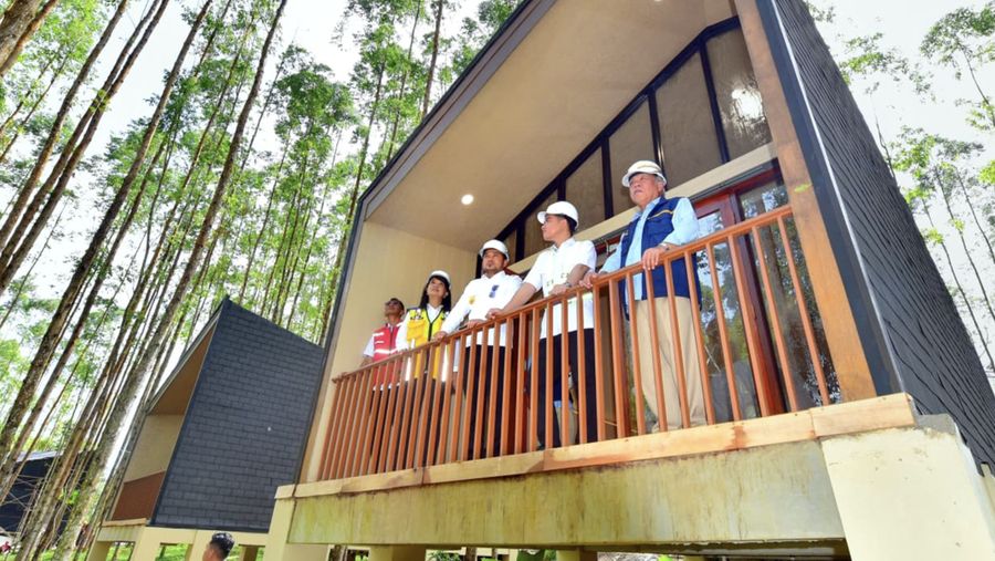 Wakil Presiden Republik Indonesia (Wapres) Gibran Rakabuming, menutup Tahun 2025 dengan melanjutkan kunjungan kerja hari kedua di Ibu Kota Nusantara (IKN), Rabu (31/12/2025). (Humas Otorita IKN)