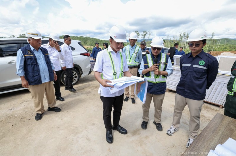 Wakil Presiden Republik Indonesia (Wapres) Gibran Rakabuming, menutup Tahun 2025 dengan melanjutkan kunjungan kerja hari kedua di Ibu Kota Nusantara (IKN), Rabu (31/12/2025). (Humas Otorita IKN)