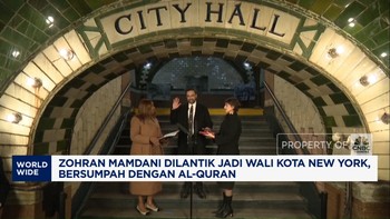 Video: Zohran Mamdani Resmi Dilantik Jadi Wali Kota New York