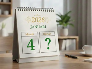 Tanggal Hijriah Hari Ini 4 Januari 2026, Lengkap Amalan yang Dianjurkan