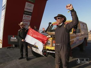 Shammie Zacky Bawa Semangat Merah Putih di Rally Dakar 2026