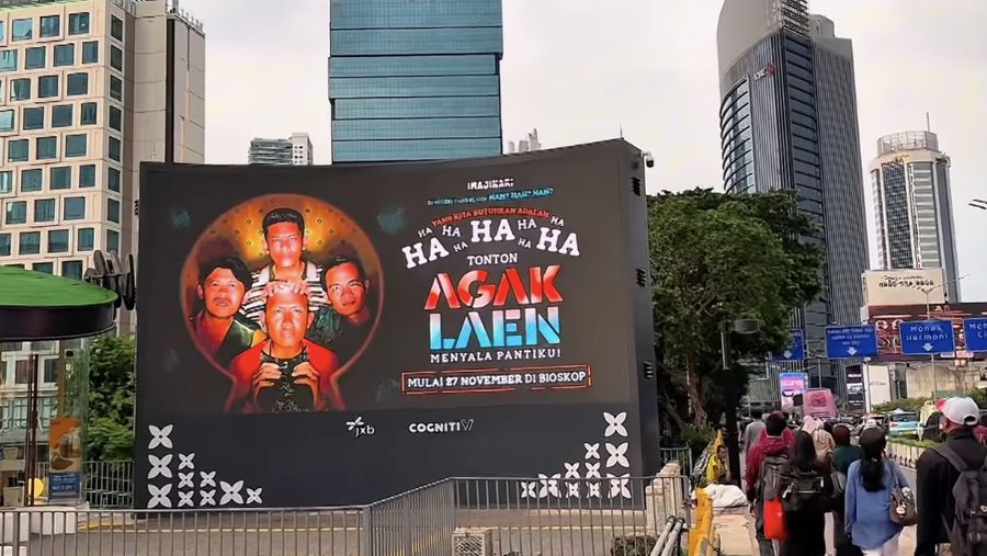Tangkapan layar promosi film Agak Laen: Menyala Pantiku. (Dok. @ernestprakarsa)