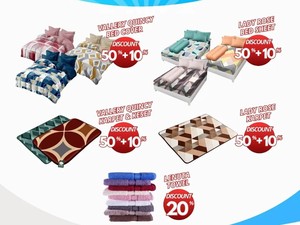 Bed Cover, Karpet, hingga Handuk Banting Harga di Transmart Full Day Sale
