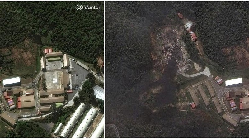 A combination picture shows satellite images of military buildings and equipment at Fort Tiuna before the U.S. strikes, in Caracas, Venezuela, December 22, 2025 (left), and a closer view of destroyed vehicles and equipment at Fort Tiuna after the U.S. strikes, in Caracas, Venezuela, January 3, 2026 (right).   &copy;2026 Vantor/Handout via REUTERS THIS IMAGE HAS BEEN SUPPLIED BY A THIRD PARTY. MANDATORY CREDIT. NO RESALES. NO ARCHIVES. DO NOT OBSCURE LOGO.