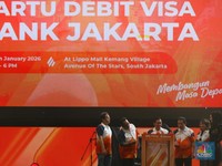 Gubernur Pramono Luncurkan Kartu Debit Visa Bank Jakarta