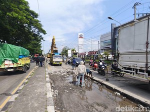 Jalan Pantura Demak-Kudus Diperbaiki, Ini Alternatif dan Rekayasa Lalinnya