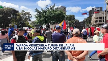 Video: Warga Venezuela Turun ke Jalan Usai Maduro Ditangkap AS