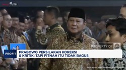 Video: Prabowo Persilakan Koreksi & Kritik: Tapi Fitnah Tidak Bagus