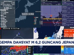 Video: Gempa Dahsyat M 6,2 Guncang Jepang