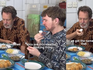 Seru Banget! Begini Reaksi Duta Besar Swedia saat Cobain Pempek