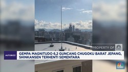 Video: Gempa Magnitudo 6,2 Guncang Chugoku Barat Jepang