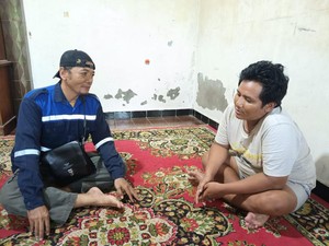 Tampang Melas Bang Jago Pelaku Penganiayaan di Gresik Saat Dijemput Polisi