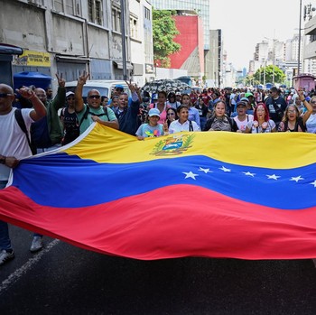 Potret Laut Manusia Demo Maduro Ditangkap AS: 