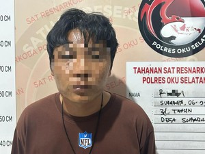 Pria Ini Ditangkap Saat Edarkan Narkoba di Kawasan Wisata Danau Ranau