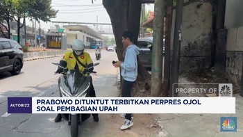 Video: Prabowo Dituntut Terbitkan Perpres Ojol soal Pembagian Upah