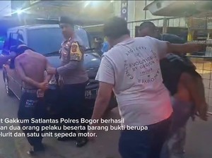 PHL Polres Bogor Dibegal di Cileungsi, Pelaku Dibekuk Usai Tabrak Tiang
