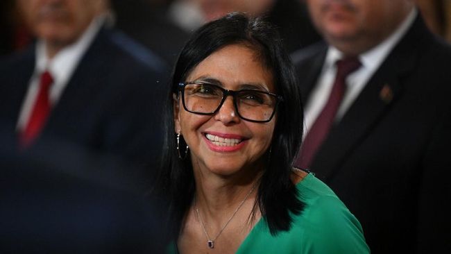 Momen Delcy Rodriguez Dilantik Jadi Presiden Venezuela Gantikan Maduro