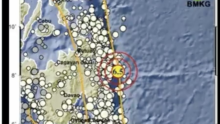 Gempa Sulut. (BMKG)