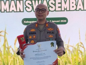 Dukung Swasembada Pangan, Kapolres Sumenep Dapat Apresiasi Presiden