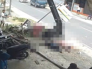 Kejar Jambret, Motor Bonceng 4 di Pamekasan Tabrak Tiang Toko-1 Tewas