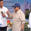 Prabowo Blusukan Cek Stan Bulog Sebelum Deklarasi RI Swasembada Pangan