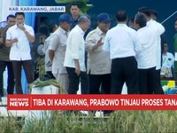 Video: Prabowo Tiba di Karawang, Tinjau Proses Tanam & Panen Padi