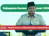 Video:Prabowo Umumkan Keberhasilan RI Capai Swasembada Pangan Nasional