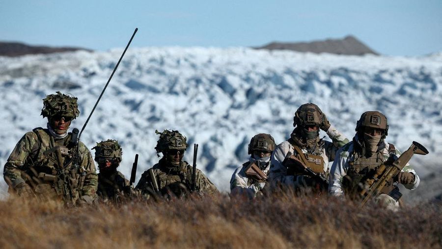 Presiden Amerika Serikat (AS) Donald Trump terus menyatakan keinginannya untuk menguasai Greenland yang saat ini merupakan wilayah Denmark. (REUTERS/Guglielmo Mangiapane)