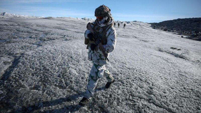 Presiden Amerika Serikat (AS) Donald Trump terus menyatakan keinginannya untuk menguasai Greenland yang saat ini merupakan wilayah Denmark. (AFP/ODD ANDERSEN)