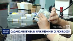 Video: Cadangan Devisa RI Naik USD 6,4 Miliar di Akhir 2025