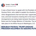 Video: Berubah Pikiran, Trump Undang Presiden Kolombia ke Gedung Putih