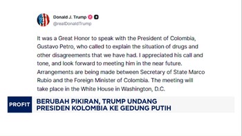 Video: Berubah Pikiran, Trump Undang Presiden Kolombia ke Gedung Putih