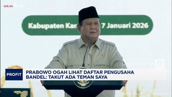 Video: Prabowo Ogah Lihat Daftar Pengusaha Nakal: Takut Ada Teman Saya