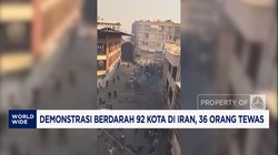 Video: Demonstrasi Berdarah Melanda 92 Kota di Iran, 36 Orang Tewas