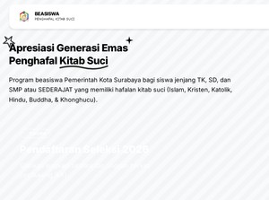 5 Ribu Peserta Ikuti Seleksi Beasiswa Penghafal Kitab Suci di Surabaya