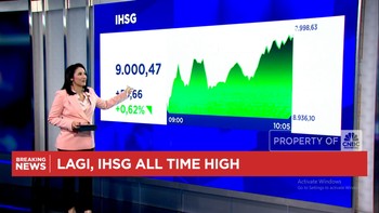 Video: IHSG Tembus Rekor Baru Lagi, Sentuh Level 9.000